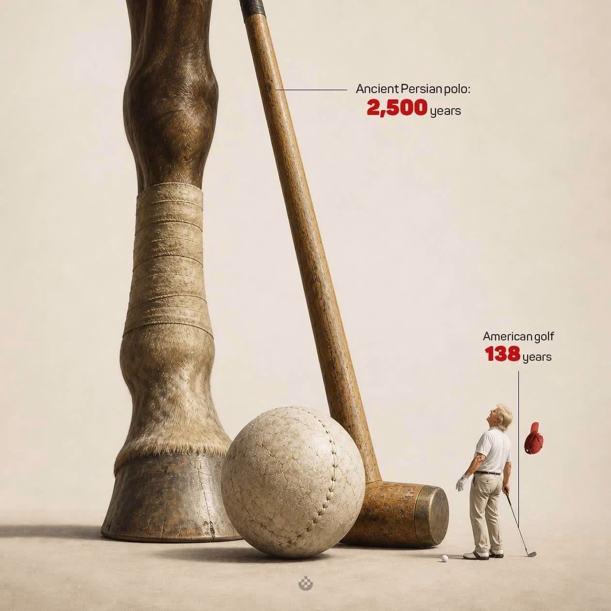Ancient Persian polo: 3,50 years