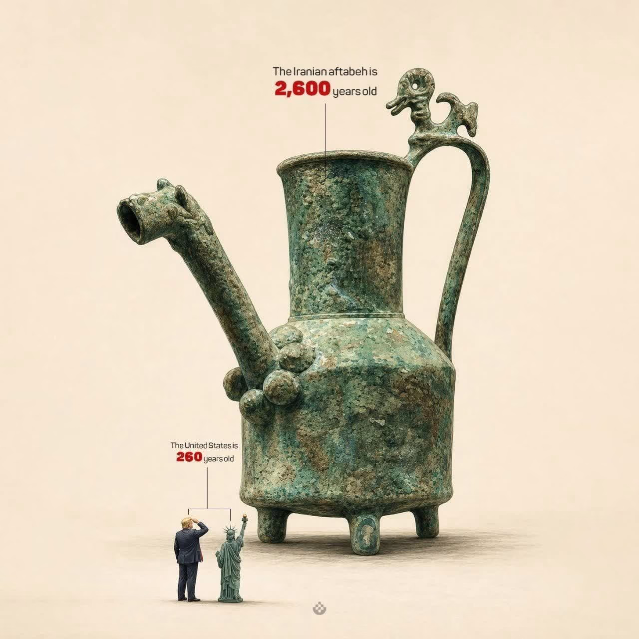 The Iranian aftabehis 2,600 years old