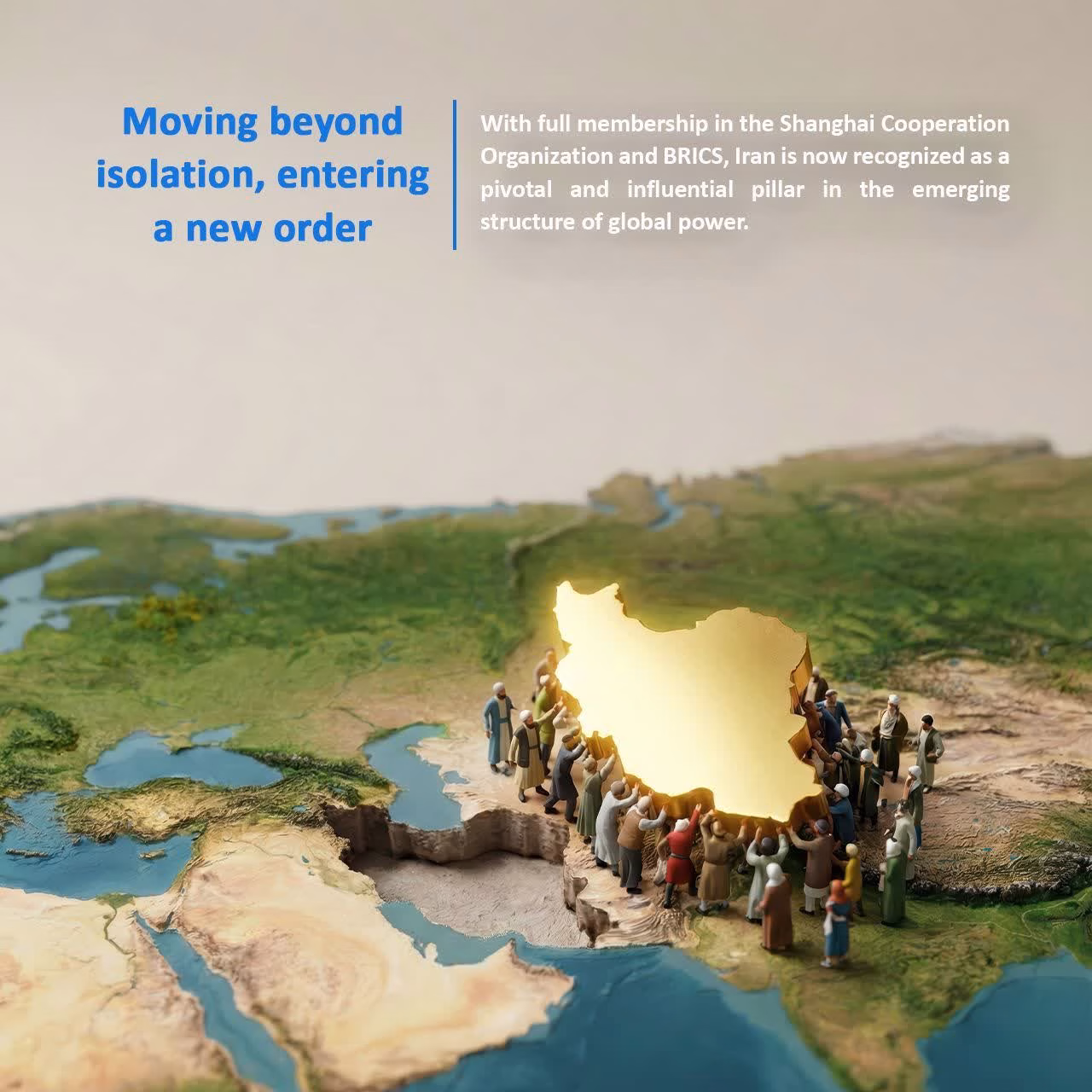 Moving beyond isolation, entering a new order