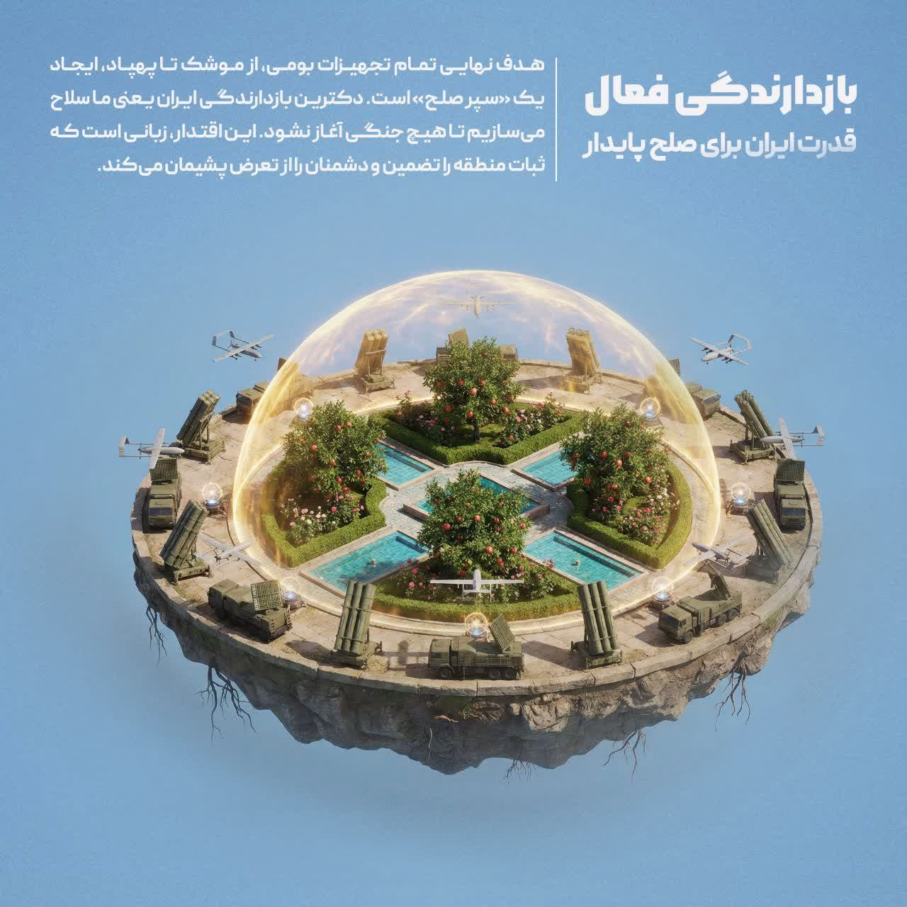 بازدارندگی فعال قدرت ایران برای صلح پایدار